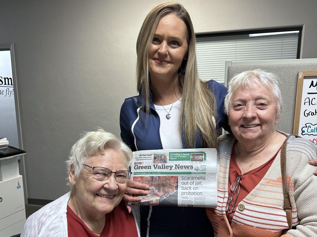 She helped out a (new) friend